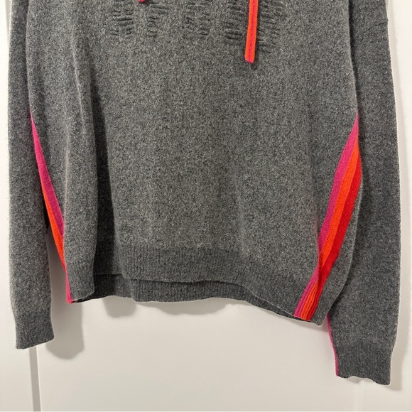 Krimson Klover Grey Apres Ski Cashmere Wool Blend Sweater Size Large Womens - Picture 2 of 10